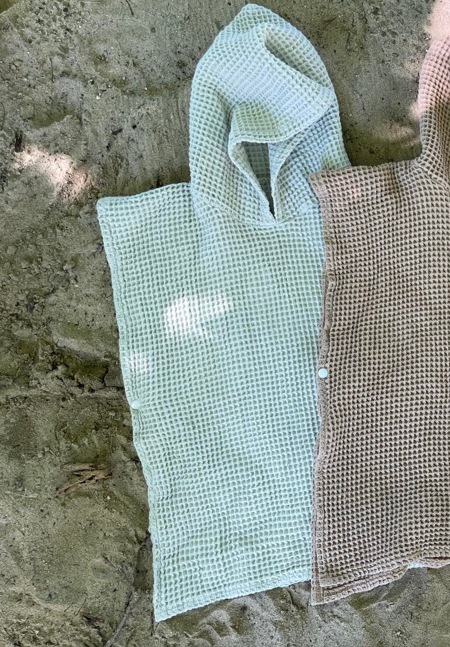 Solid Color- Waffle Hooded Towel
