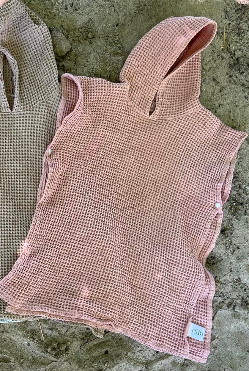 Solid Color- Waffle Hooded Towel